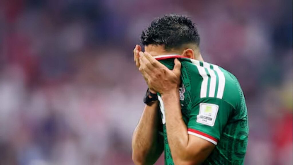 derrota-de-mexico-frente-a-inglaterra - NL Directo Jugador de la Selección Mexicana llorando por la derrota de México frente a Inglaterra
