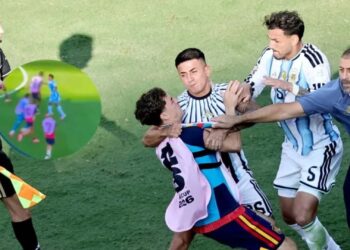 porqué Leandro Paredes se lanzó sobre Eric García